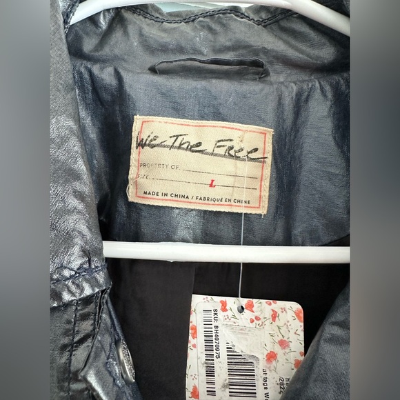 People Jackets & Coats | Free People We The Free Trinity High Shine Coat - Picture 5 of 10